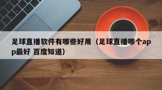 足球直播软件有哪些好用（足球直播哪个app最好 百度知道）